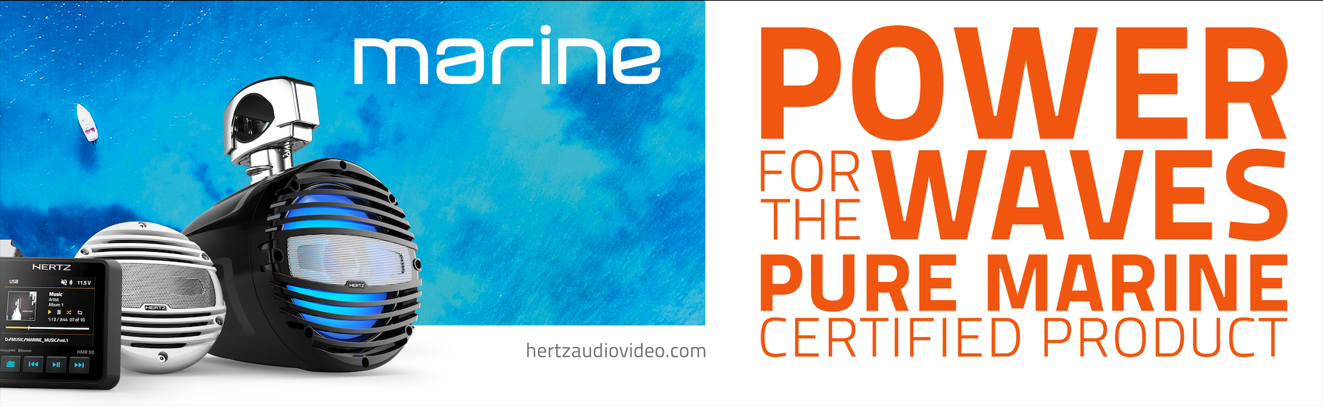 Hertz Marine producten; Power for the Waves